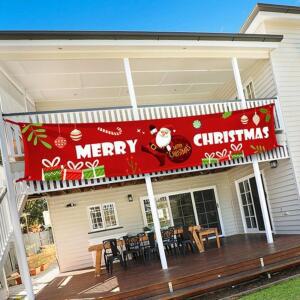 [2개구성] 현수막 초대형 산타성탄 데코 용품 산타클로스 EWD40B23