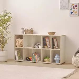 (착불) 아이방 감성 교구 정리 수납 책장 2단 120cm P0000BRB
