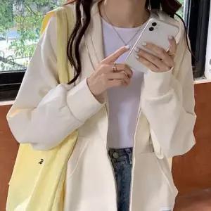 여성 오버핏 집업 후드 간절기 데일리룩 아우터 가을패션