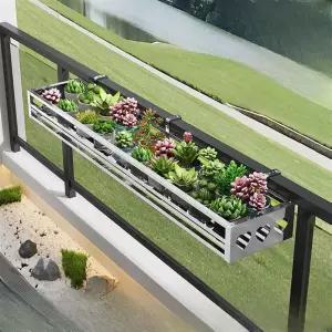 창틀 화분 걸이 난간 60x5xcm(두께 스테인리스 베란다 창문 5mm)