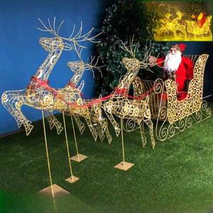 장식 LED 썰매 대형 장식세트 루돌프 190CM 크리스마스 대형장식세트 대형산타