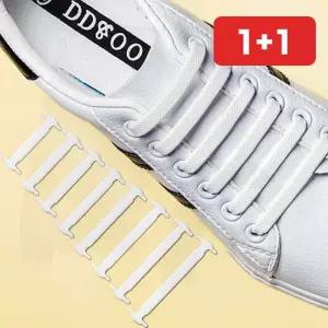 신발끈 실리콘 탈착 운동화 고리형 매듭없이 발볼 교체