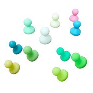 [2개구성] 강력 실리콘 마그네틱 칠판 형광 냉장고 자석 마그넷 포토 명함 메모 홀더 사무용 LWD73AD5