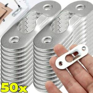 스크류 메탈 미러 훅 스냅 키홀 행거 패스너 사진 액자 가구 캐비닛 액세서리용