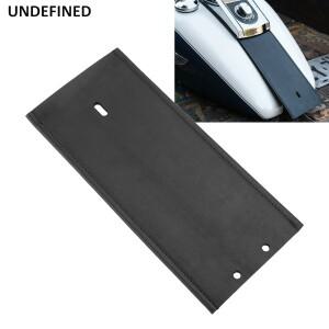 바이크 오토바이 가스 연료 탱크 패널 Bib PU 가죽 블랙 플레인 심플 스무스 할리 소프테일 팻 보이 디럭스