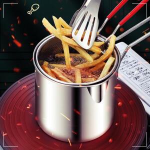 [2개구성] M0000000 캠핑 기름망 세트 304스텐레스 튀김기 튀김망 QWBE6B4B