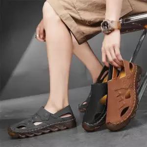 P 통기성 화 메쉬 여름용 아웃도어 가죽 남성패션 빅사이즈 리얼 샌들 다옴2 DL5