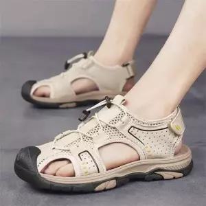 남성용 캐주얼 여름 남성패션 빅사이즈 비치 가죽 리얼 샌들 P3 다옴2 DL5