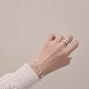 S5017 여성 심플 포인트 콩콩 데일리 심플 은팔찌 실버925