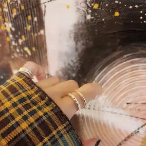 S156 여성 꽈배기 오픈링 반지 여성 링 유니크 은반지 (실버 925)