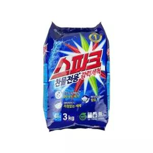 루미나D 애경 스파크 분말세제 일반 드럼 겸용 리필 3kg - o