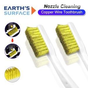 3D 프린터 부품 구리선 칫솔 노즐 엔더 3 CR10 MK8 익스트루더 클리너 도구 녹 제거 페인트 브러쉬 1-5개