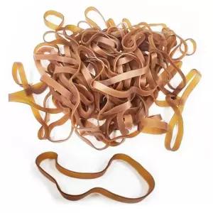 두꺼운 노란고무줄 300g 대용량 벌크 고무밴드