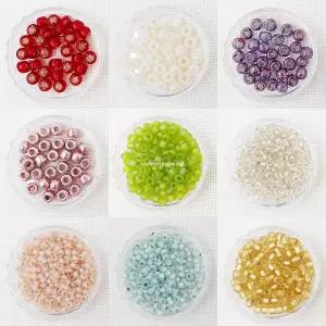 마미쏘잉/ 굵은 비즈 4mm 5mm/ 비즈공예 악세사리만들기 프랑스자수포인트