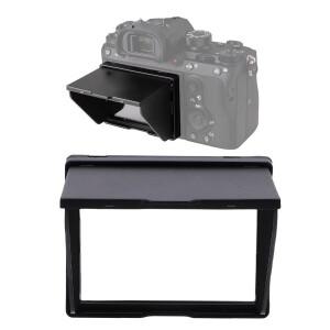 3.2인치 LCD 스크린 후드 ABS 플로킹 범용 접이식 카메라 썬 쉐이드 커버 사진 촬영용