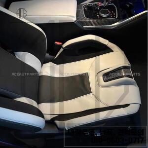 BMW G87 M2 F90 용 카본 버킷 시트 볼스터  가죽 보호대