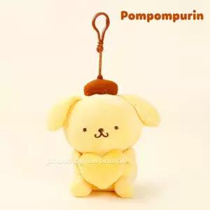 산리오 폼폼푸린 하트 봉제인형 가방고리 인형키링 13cm B2-503031