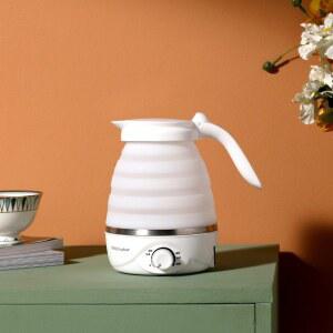 휴대용 소형 여행용 전기주전자 USB텀블러 비등형 캠핑 주전자 aosen 화이트500