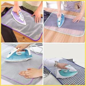 보호용 메쉬가 있는 내열성 다리미판 커버 고온 패드 및 다양한 색상