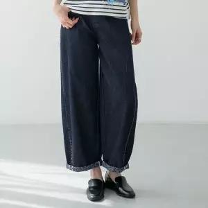 엄마옷 마담4060 자가드스티치데님팬츠 여성 청바지 -QPN2603073-