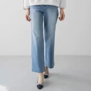 엄마옷 마담4060 밴딩와이드데님팬츠 여성 청바지 -QPN2603067-
