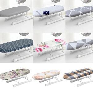 1개 미니 소형 다리미판 휴대용 커버 접이식 가정용 데스크탑 정리용