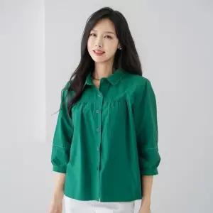 엄마옷 마담4060 단추스티치셔츠 -QBL2603042-