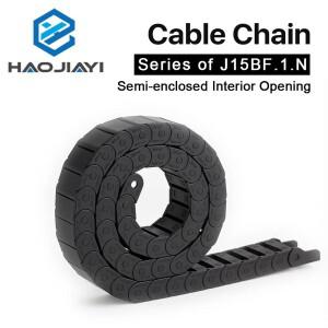 케이블 체인 반밀폐형 내부 개구부 15x15 15x20 드래그 플라스틱 견인선 전송 기계 액세서리