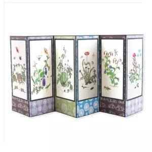 DIY 병풍만들기 6폭 초충도 만들기놀이 어린이만들기 유치원만들기