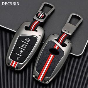 현대 호환 그랜드 산타페 IX45 GENESIS EQUUS AZERA 2013 키 체인 액세서리 용 자동차 케이스 커버 셸 포브