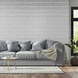 셀프 인테리어 단열벽지 폼블럭 10mm 20m 벽돌무늬 스티커 시트지