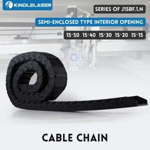 KINDLELASER 반밀폐형 내부 개방 케이블 체인 드래그 플라스틱 견인선 변속기 기계 액세서리 15x15 15x20