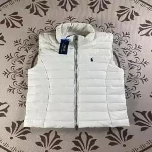 캐주얼 남사친 집업 스탠드넥 자수 다운 랄프 조끼 트렌드 DUCHI1