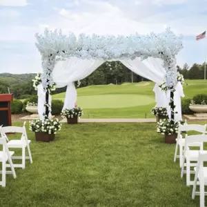 대형 조밀한 인공 체리 트리 로맨틱 웨딩 아치 장식 DIY 호텔 쇼핑몰 소원 가짜 1.8m/71인치