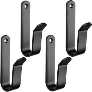 울테크노보 스노보드 벽걸이 클립 유니버설 및 스케이트보드 디스플레이 랙 - 폼 패딩 행거 4팩