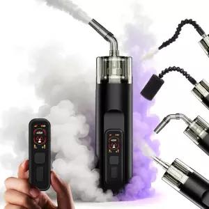 힌주크 휴대용 안개 기계 사진/결혼식/할로윈 파티/야외 활동을 위한 18W 급속 충전 및 40W 미니 연기 현장