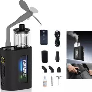 COLBOR CF3 안개 기계 휴대용 미니 핸드헬드 스모크 머신 리모컨이 장착된 사진 촬영용 소형 방지기 실내