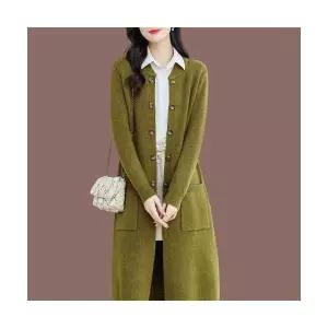 마킷3 여성 니트 가을 긴팔 스웨터 얇은 롱기장 러블리 카디건 아우터 JEN3