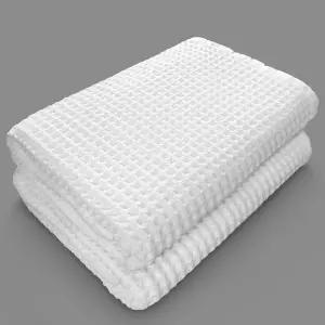 부드러운 유럽 와플 직조 목욕 타월 세트 100 면 빠르고 건조한 보푸라기 없는 얇고 흡수력 퇴색 방지 욕조