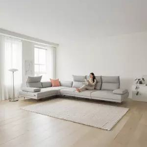 오드 6인 코너형 비건레더 스윙 소파