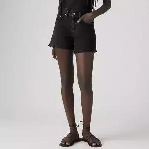 [하프클럽/리바이스]리바이스 여성 청바지 A라인 반바지 블랙 001S40001