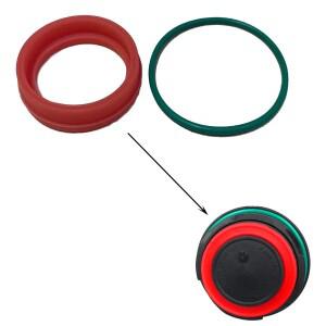 VW 파사트 CC 골프 4 5 6 7 GTI 제타 GLI 폴로 투란 티구안 5N 용 오일 필터 캡 O링 고무 가스켓 x1 EA888