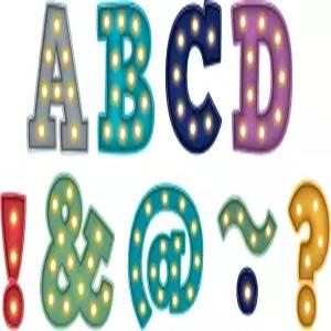 마크 볼드 블록 2인치 마그네틱 문자