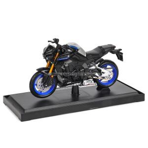 Maisto 1:18 2023 Yamaha MT10 SP FJR YZF-R1 스타, 오리지널 공인 시뮬레이션 합금 오토바이 모델 장난감