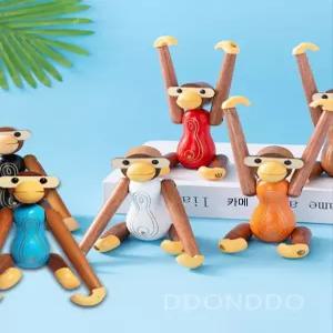 덴마크 크리스마스 Bojesen Kay 나무인형 모자 장식 10CM 원숭이