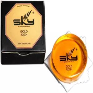 바이올린 비올라 첼로용 스카이 프리미엄 로진 웜톤 로우 더스트골드