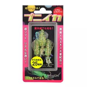 루미카 푸니이카 볼락웜 집어 케미삽입형(PUNI IKA) (52mm.1.5g)물고기용미끼 고기잡이 오징어 오징어형 모
