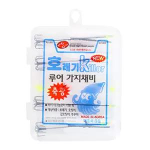 GG 호래기킬러 루어가지채비 태클박스형 그린 레드 가비 바늘 집어등