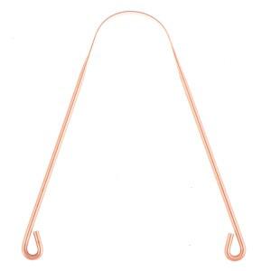 순수 구리 혀 클리너 구강 청결 브러시  위생 남여공용 공용