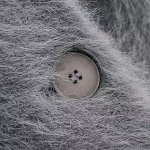 여성용 프렌치 인조밍크 코트 재킷 스트레이트 효과 정장 원픽1